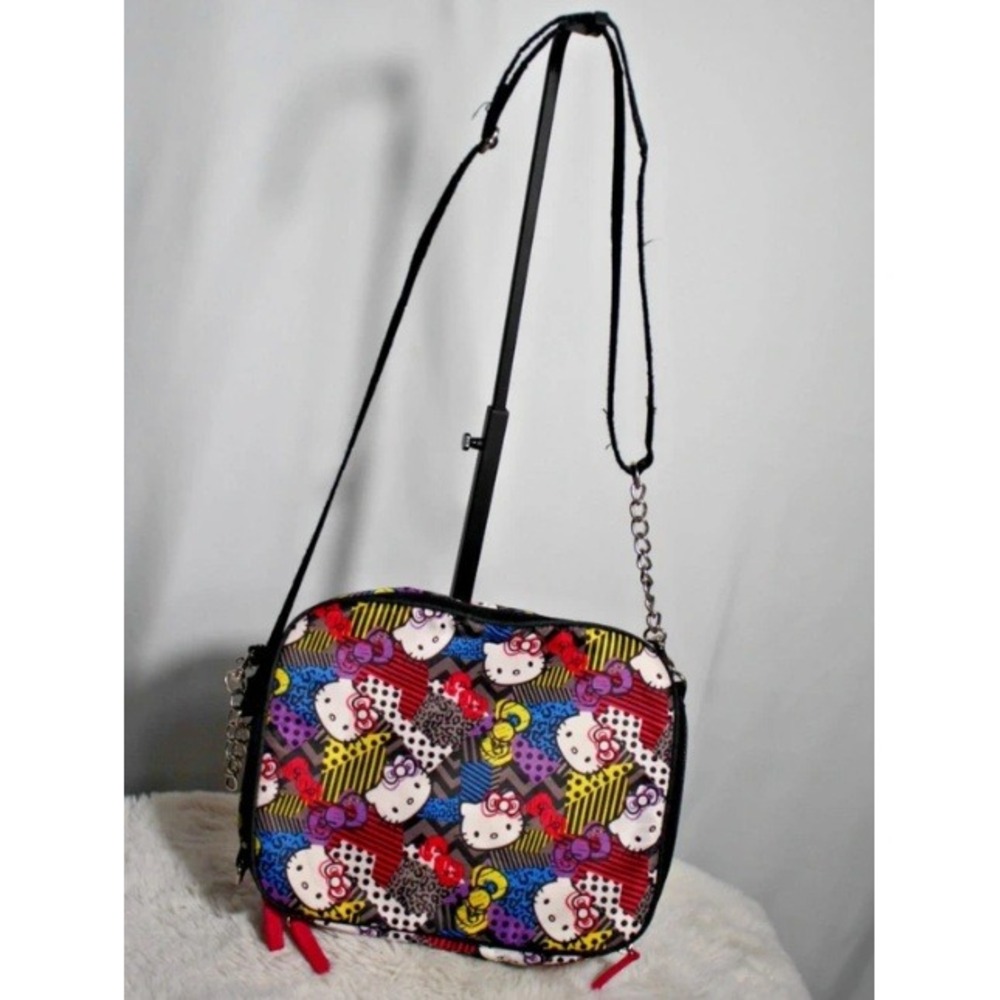 Sanrio Hello Kitty Tablet Crossbody Bag OS Multicolor Pop Art Print